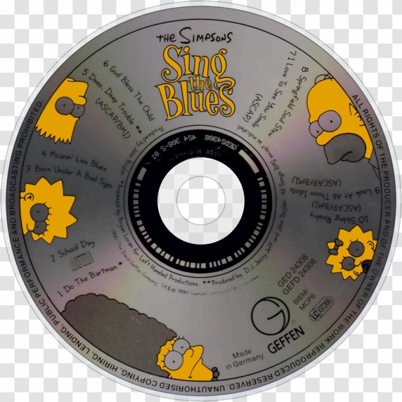 Compact Disc Rush A Farewell To Kings Disk Storage - The Simpsons Background Transparent PNG