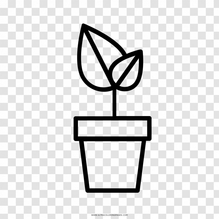 Drawing Clip Art - Flower - Monochrome Transparent PNG