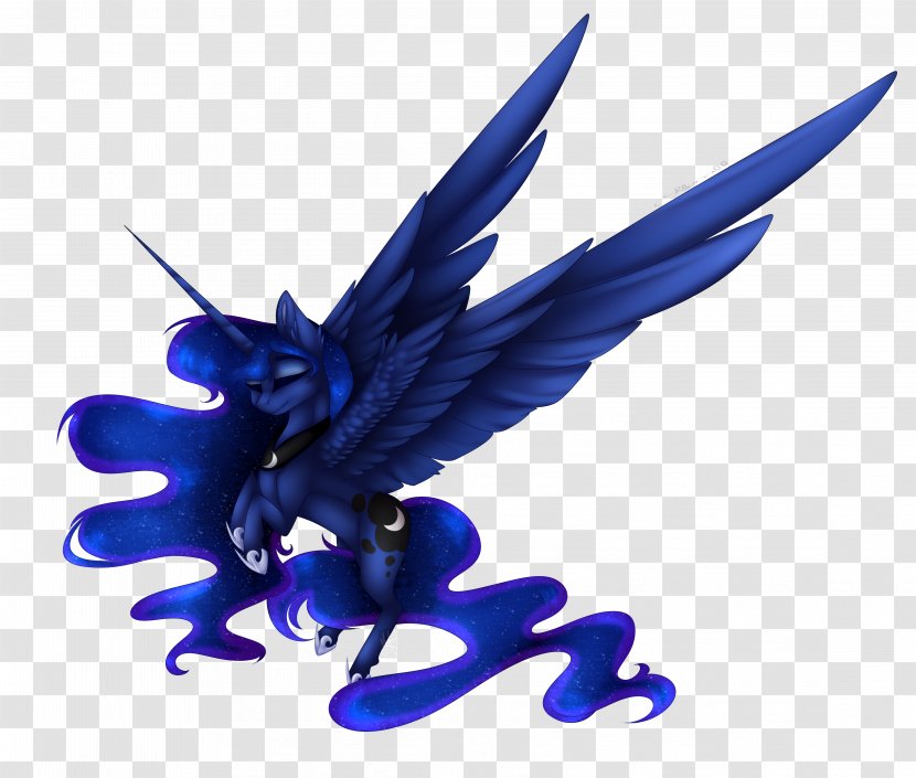 Princess Luna My Little Pony Fluttershy - Pollinator - Gliding Wing Transparent PNG