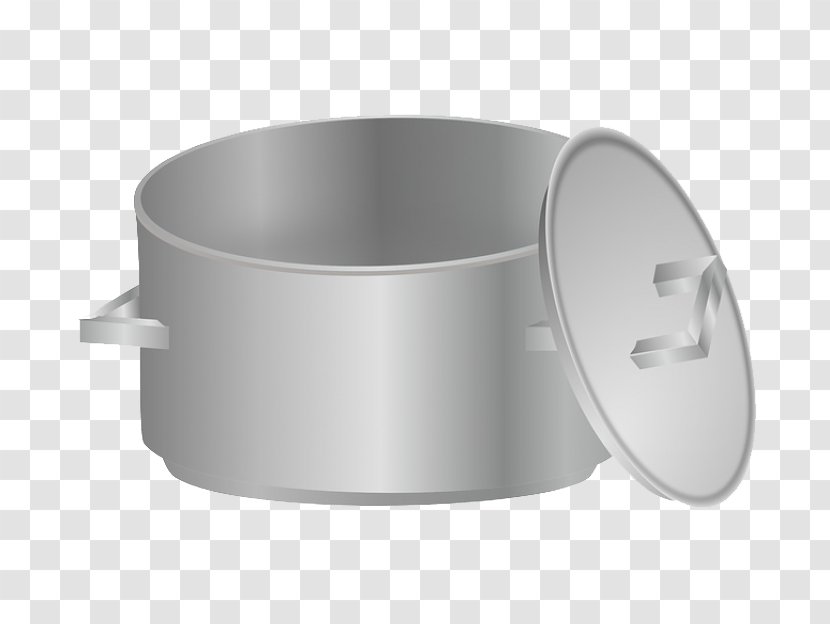 Cookware And Bakeware Clay Pot Cooking Frying Pan Clip Art - Cartoon Cooker Transparent PNG
