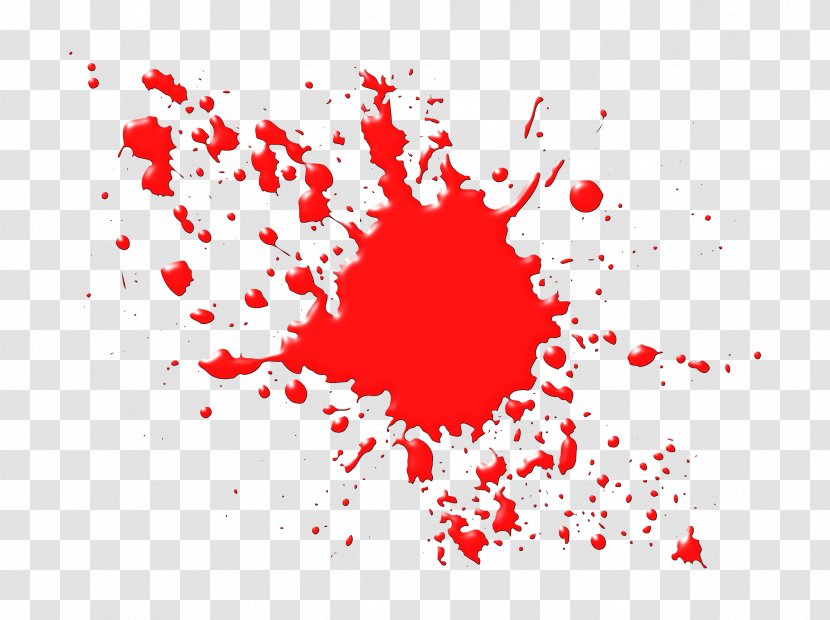 Painting Color Clip Art - Love - Red Splash Transparent PNG