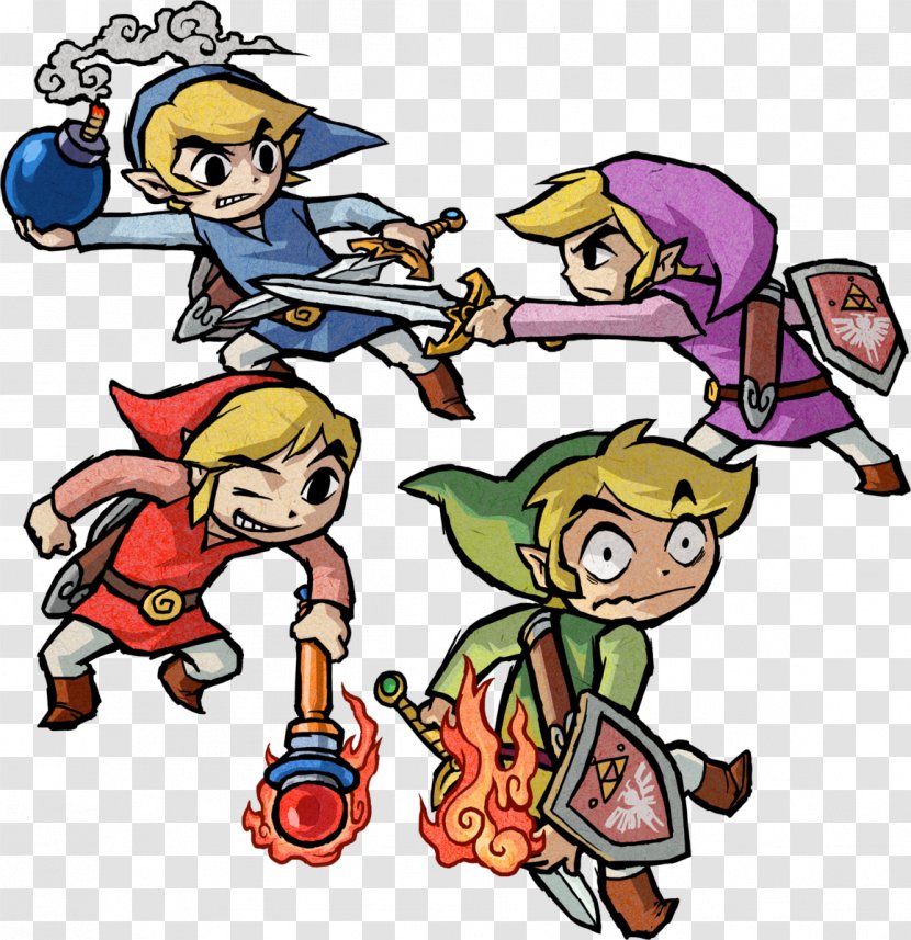 The Legend Of Zelda: Four Swords Adventures A Link To Past And Minish Cap - Fiction - Zelda Transparent PNG