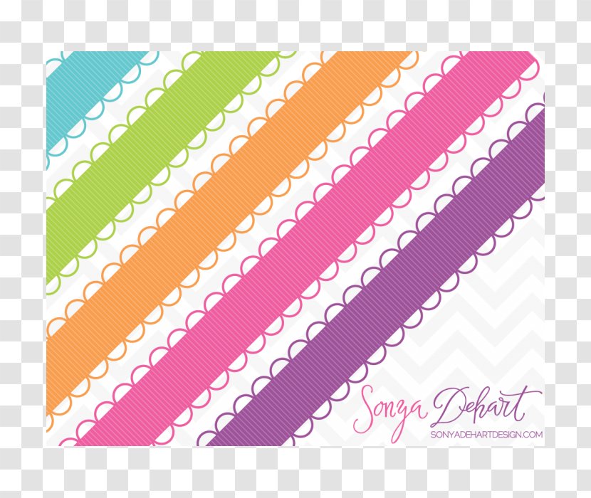 Ribbon Polka Dot Clip Art - Pink Border Transparent PNG