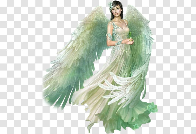 Guardian Angel Cherub Michael Fallen - Wing - Nostalgic Background Transparent PNG