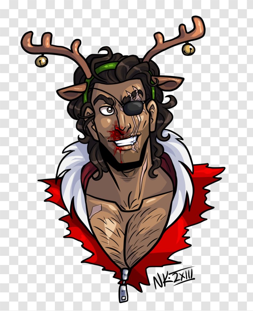 Reindeer Demon Antler Cartoon - Art Transparent PNG