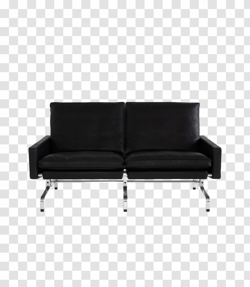 Table Sofa Bed Chair Couch Fritz Hansen - Loveseat Transparent PNG