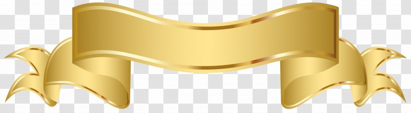 Banner Gold Clip Art - Web - ClipArt Image Transparent PNG