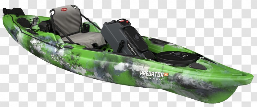 Boating Kayak Fishing Sea - Old Town Canoe Predator Xl - Electric Engine Transparent PNG