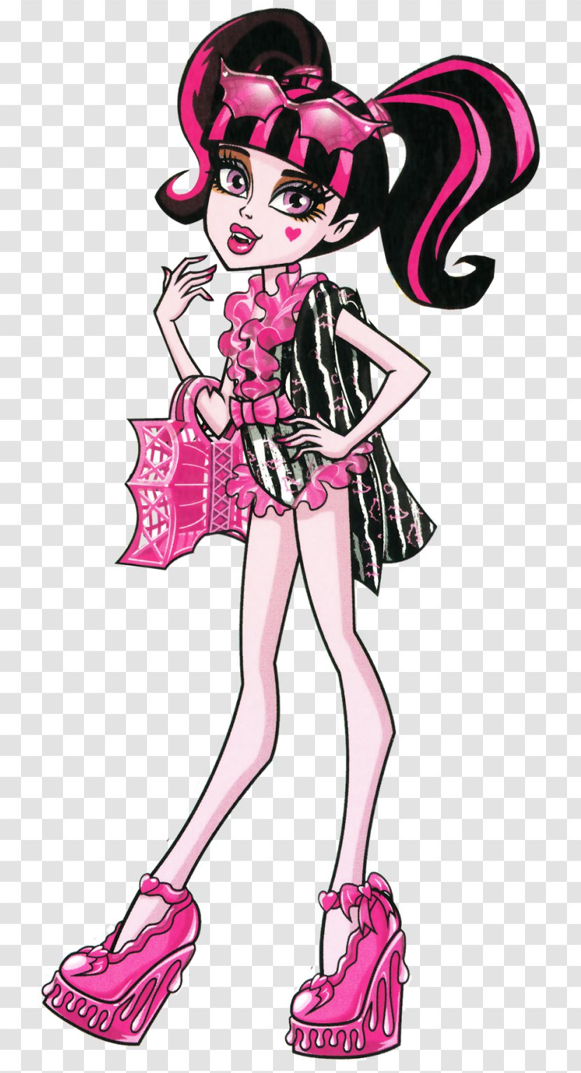 Draculaura Monster High: Ghouls Rule Doll Frankie Stein - Pink Transparent PNG