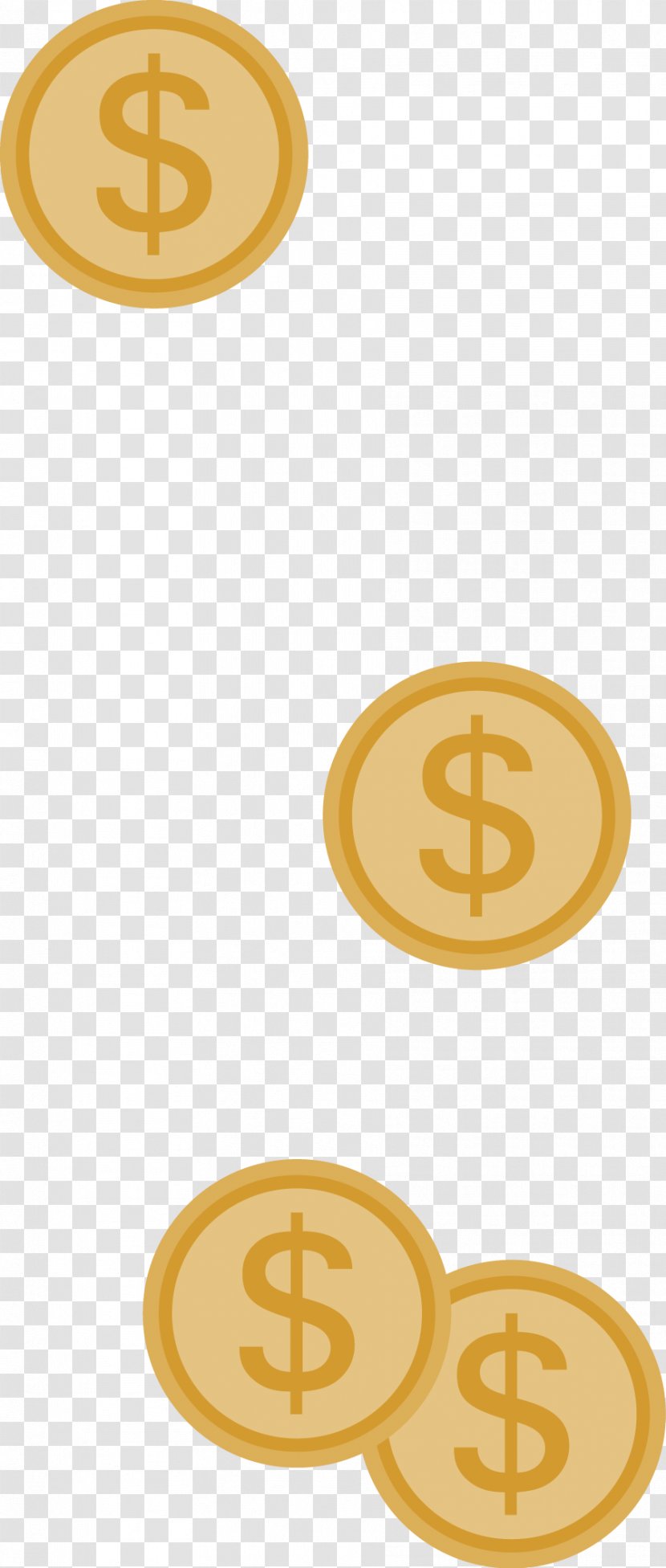 Gold Coin - Finance - Flat Picture Transparent PNG