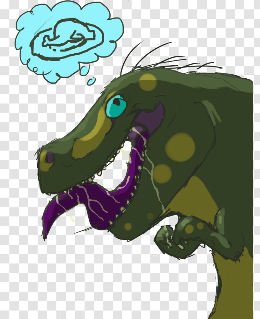 Tyrannosaurus Legendary Creature Clip Art - Green - Hungry Transparent PNG