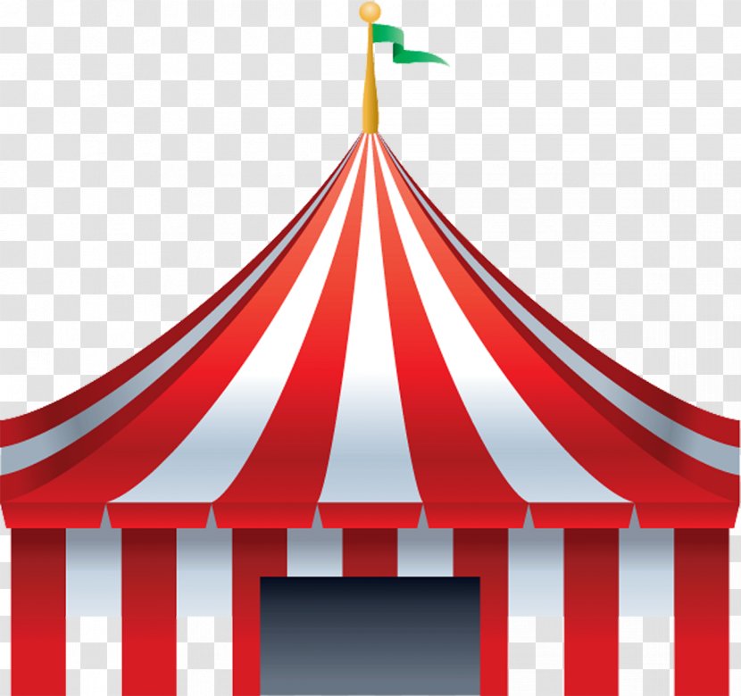 Circus Tent Clip Art - Red Transparent PNG