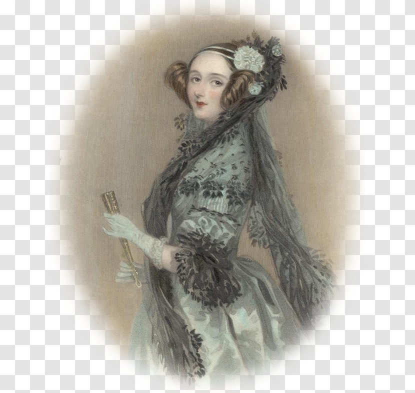 Portrait Of Ada Lovelace Mathematician Earl - Programming Language Transparent PNG