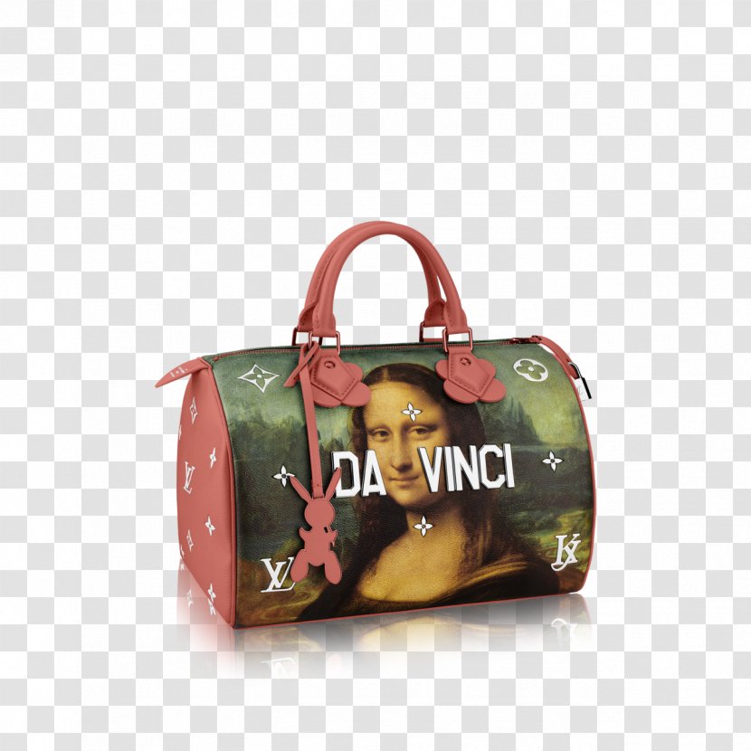 Handbag Louis Vuitton Artist Mona Lisa - Hand Luggage - Bag Transparent PNG