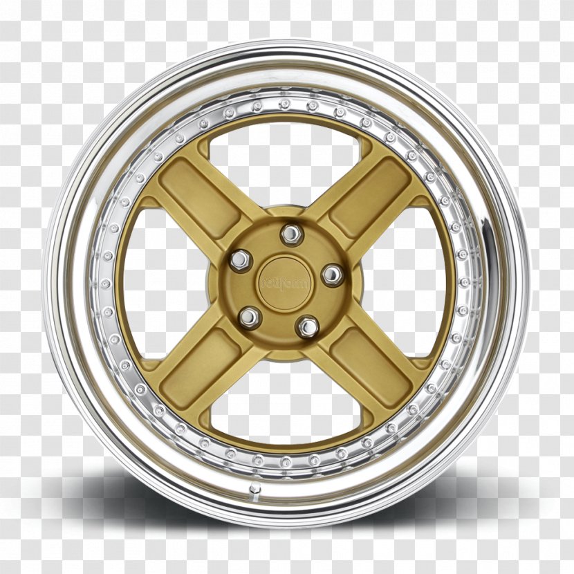 Alloy Wheel Rim Forging Car - Rotiform Llc - Continental Gold Transparent PNG