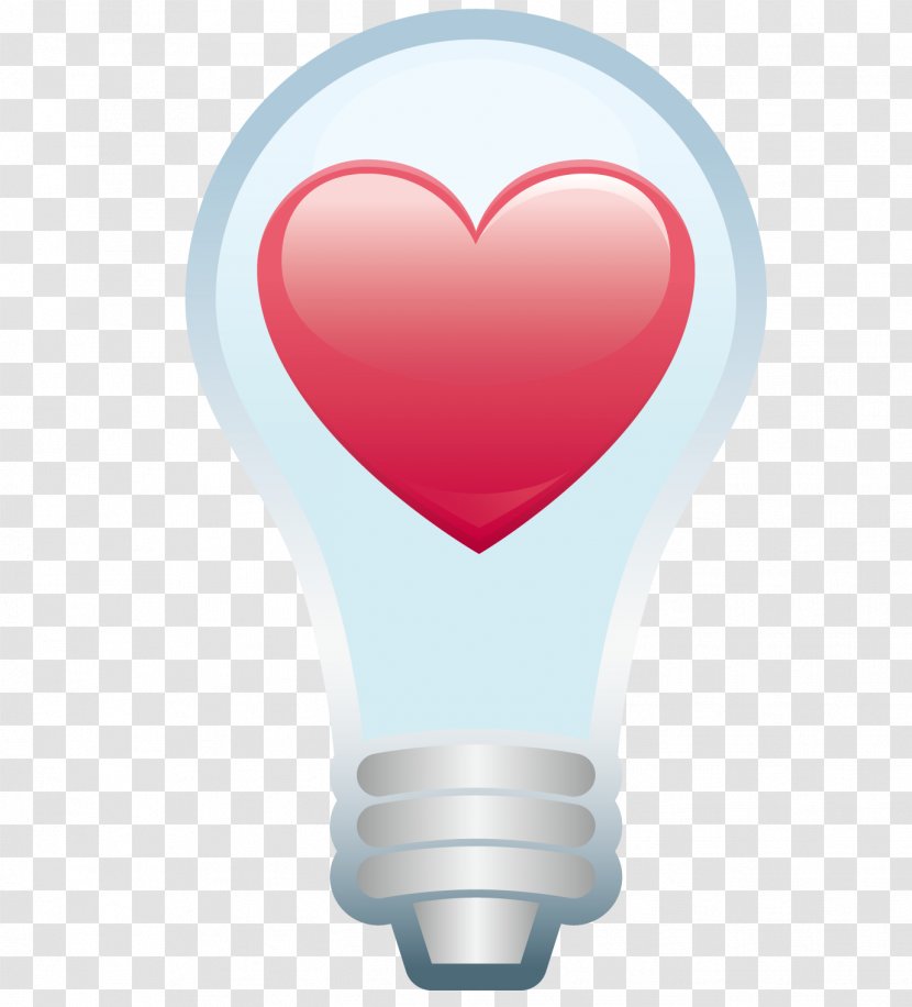 Heart Clip Art - A Wrapped Heart-shaped Bulb Transparent PNG