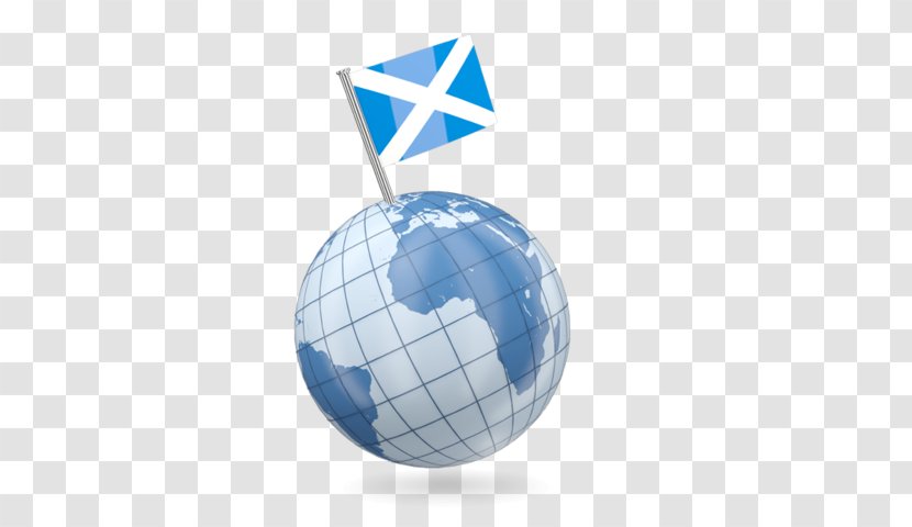 Globe Flag Of Scotland Blue Transparent PNG