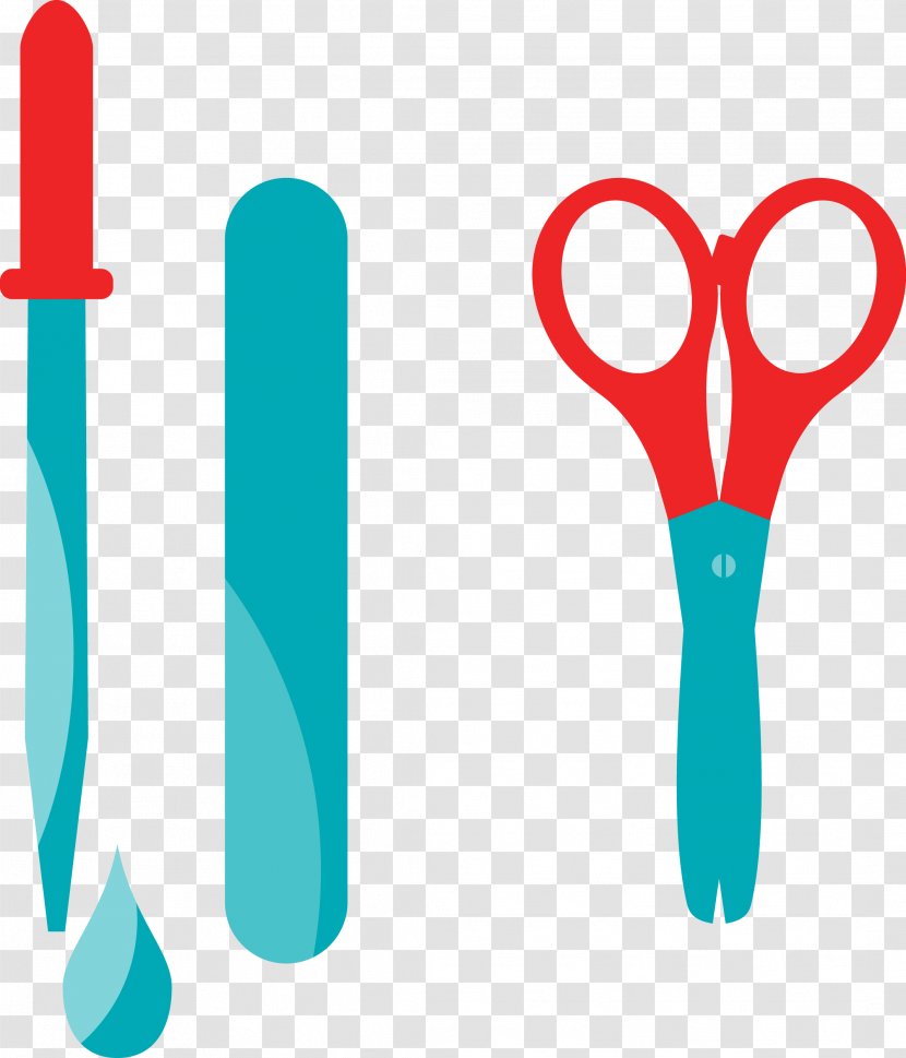 Surgical Instrument Surgery Euclidean Vector Icon - Blue - Scissors And Knives For Transparent PNG