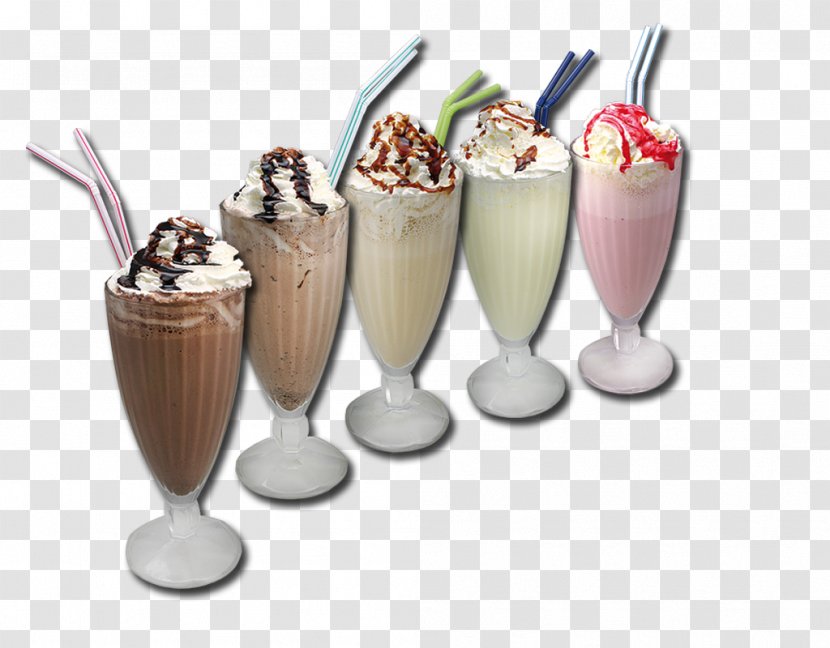 Sundae Chocolate Ice Cream Milkshake Cones - Dame Blanche Transparent PNG