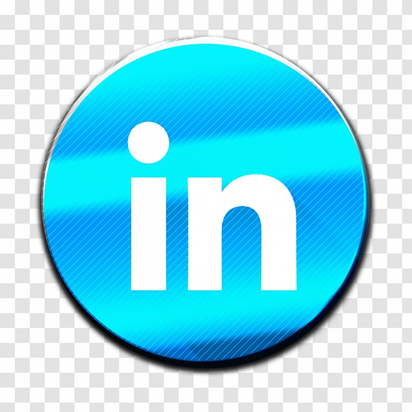 Brand Icon Linkedin Logo - Electric Blue Transparent PNG