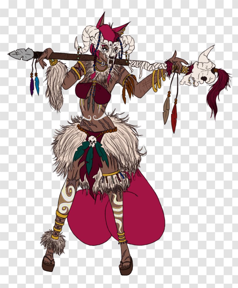 Witch Doctor Haitian Vodou Witchcraft Demon Drawing - Fictional Character Transparent PNG