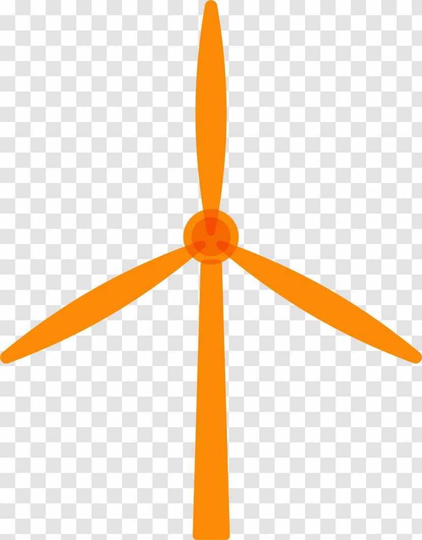 Energy Product Design Line Propeller - Orange Transparent PNG