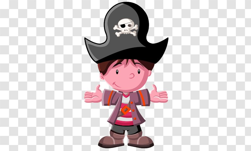 Paper Partition Wall Adhesive Sticker Piracy - Cartoon Pirate Transparent PNG