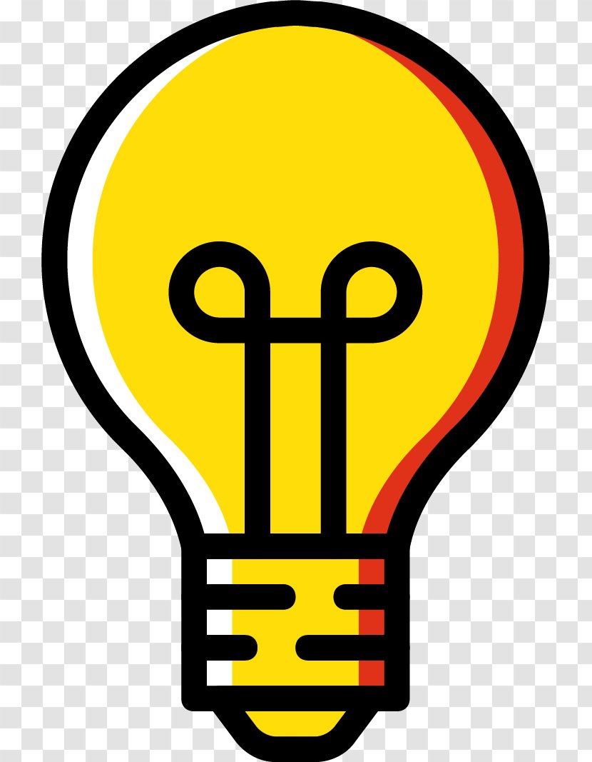 Light Bulb Cartoon - Symbol Yellow Transparent PNG