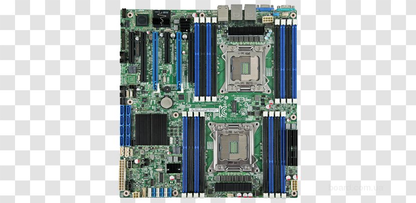 Intel X79 LGA 2011 Motherboard Xeon - Microcontroller Transparent PNG