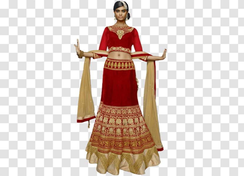 Gagra Choli Lehenga Clothing Wedding Dress - Bridal Transparent PNG