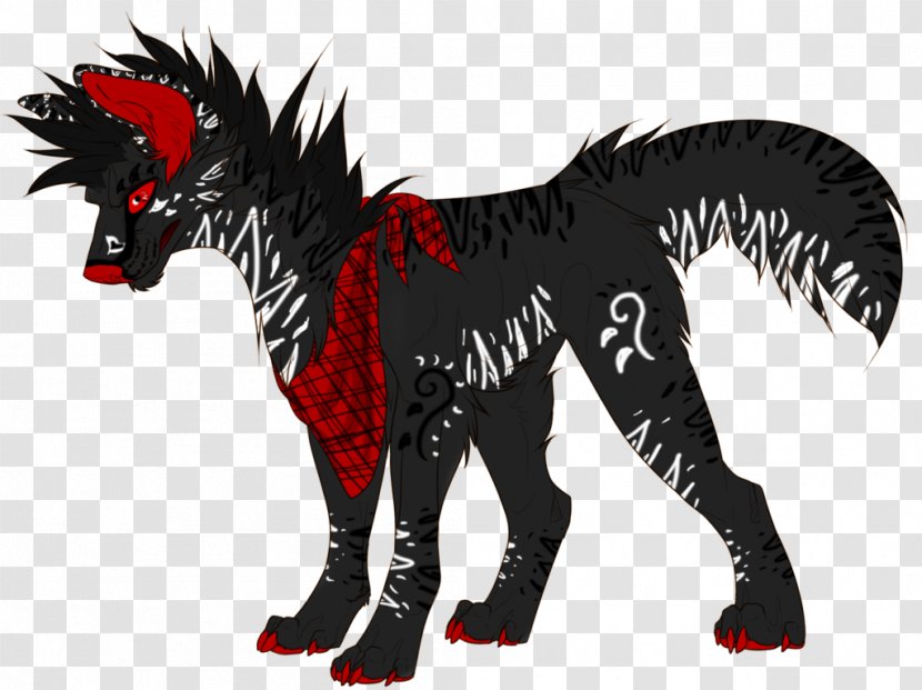 Dog Canidae Black Wolf Red Horse Transparent PNG