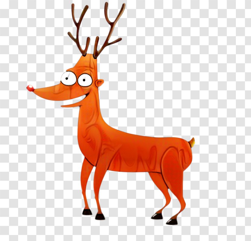 Rudolph Santa Claus Clip Art Reindeer - Fawn - Tail Transparent PNG