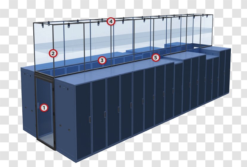 Cool Shield Data Center Design | Aisle Containment Door 19-inch Rack - Serverside Transparent PNG