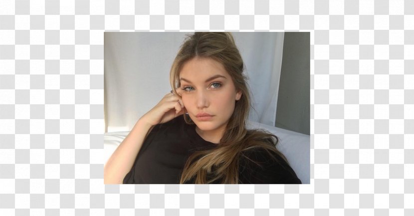 Gigi Hadid Model Celebrity Look-alike Blond - Watercolor Transparent PNG