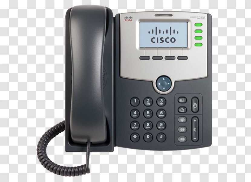 VoIP Phone Cisco SPA 502G Voice Over IP Systems Power Ethernet - Technology - Softphone USB Headset Transparent PNG