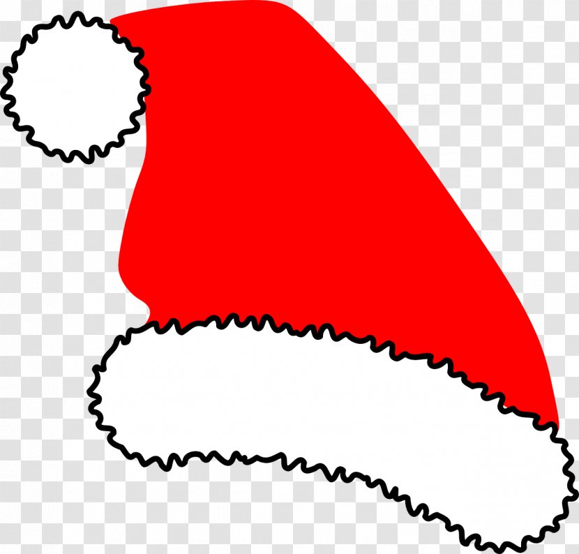 Santa Claus Hat Clip Art - Red - Cap Transparent PNG
