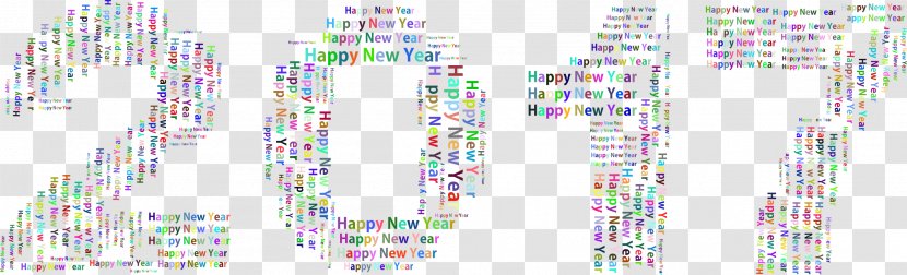 Graphic Design Art - Painting - Happy New Year Transparent PNG