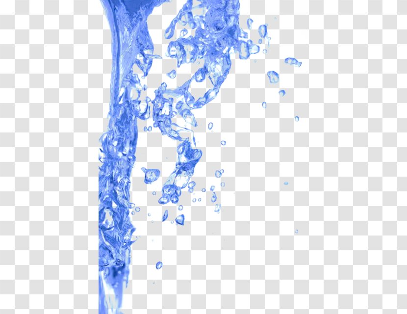 Water Bubble Euclidean Vector Drop - Blue Transparent PNG
