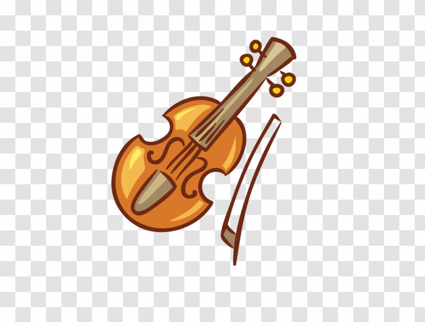 Bass Violin Violone Viola Cello - Double - Hand-painted Transparent PNG