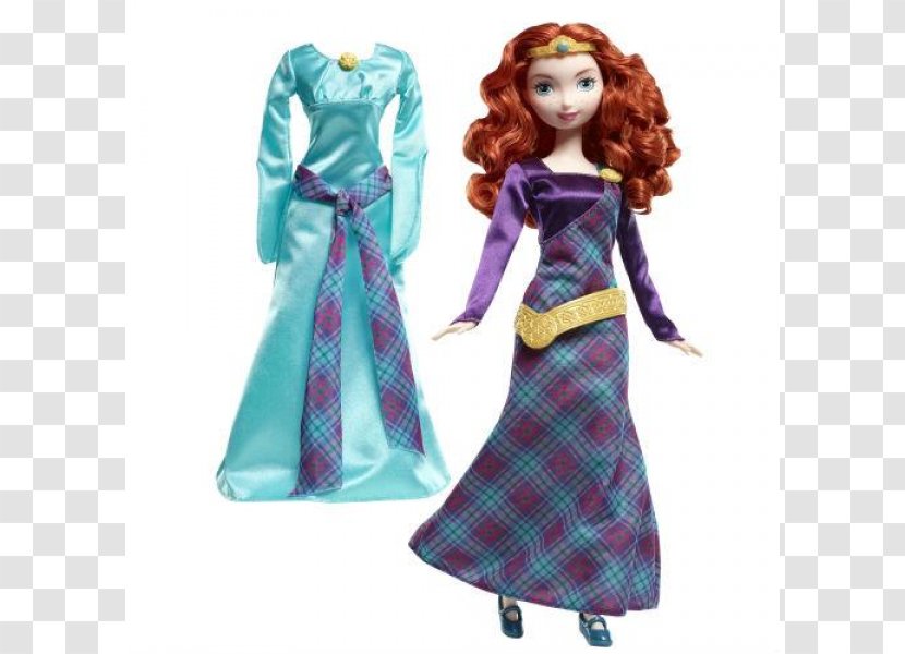 Merida Brave Doll Disney Princess Toy - Pixar Transparent PNG