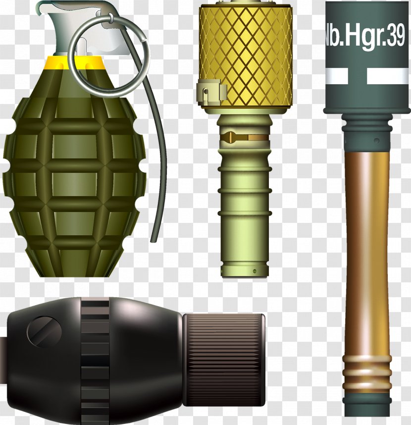 United States Second World War Mk 2 Grenade Fragmentation - Bomb Transparent PNG