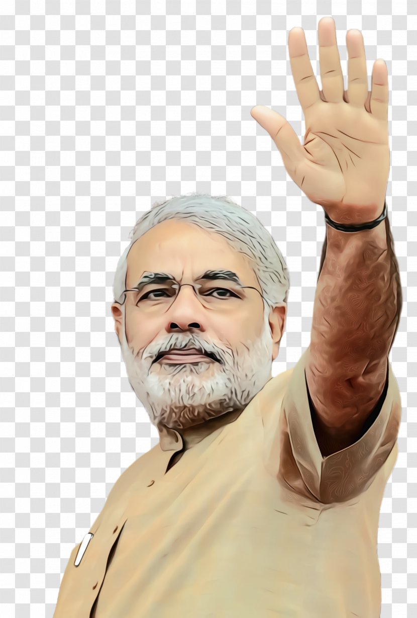 Modi Cartoon - Thumb - Sign Language Hand Transparent PNG