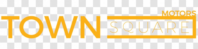 Logo Brand Font - Yellow - Town Square Transparent PNG
