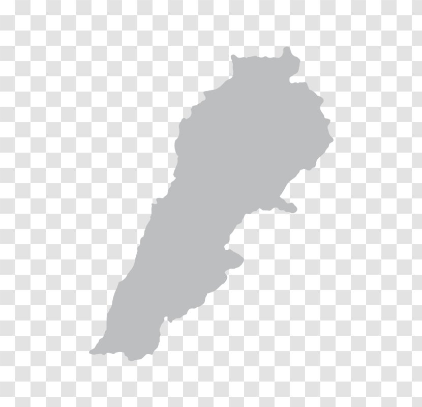 Lebanon Vector Map Royalty-free - Drawing Transparent PNG