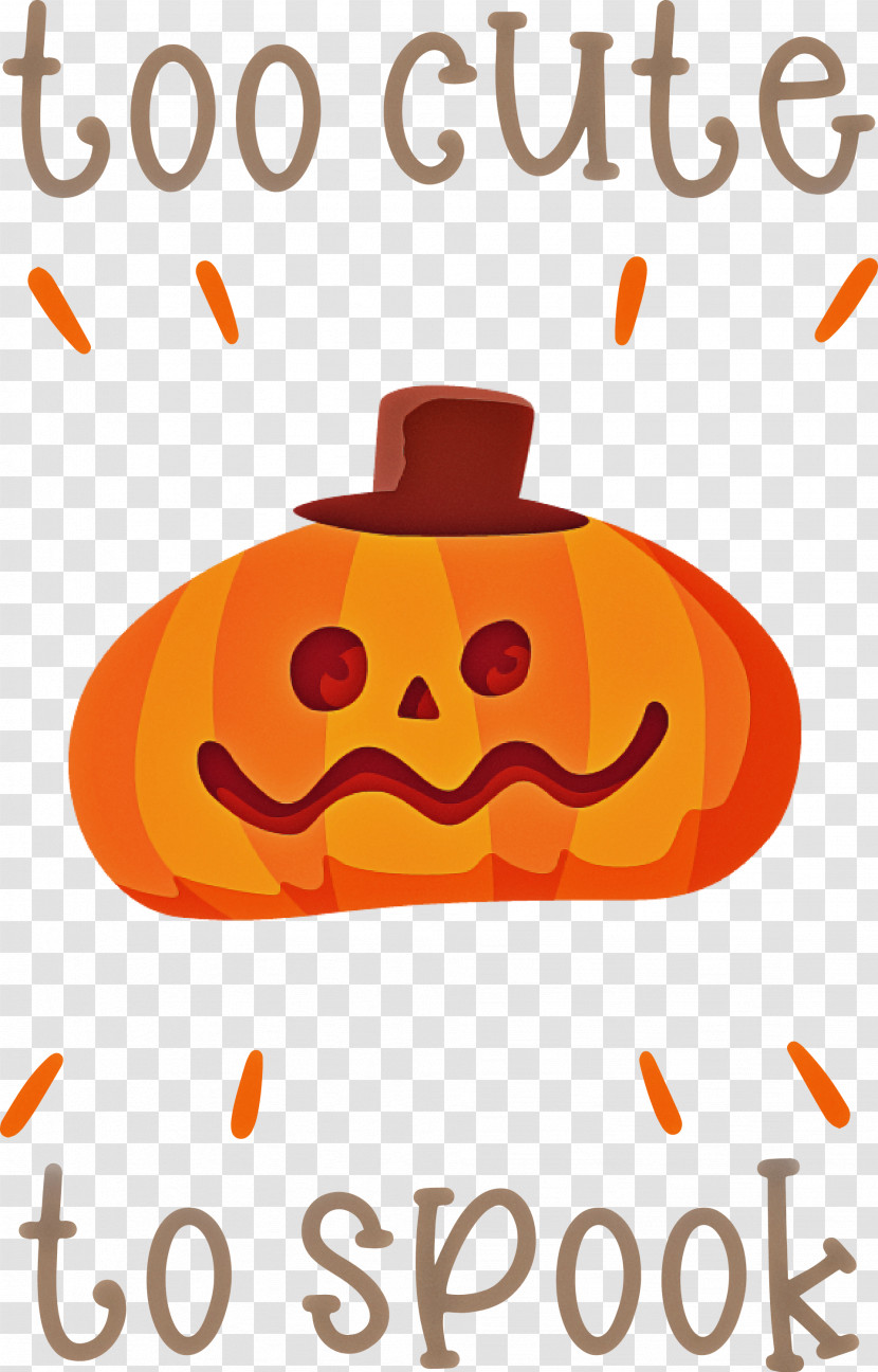 Halloween Too Cute To Spook Spook Transparent PNG