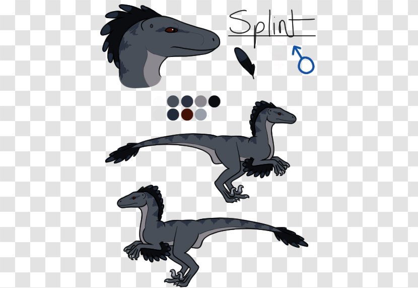 Velociraptor Horse Illustration Fauna Cartoon - Fictional Character - Eoraptor Transparent PNG