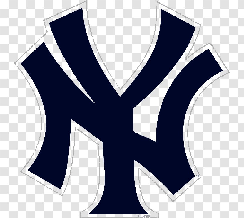 Logos And Uniforms Of The New York Yankees Black MLB Clip Art - Mlb - Baseball Transparent PNG
