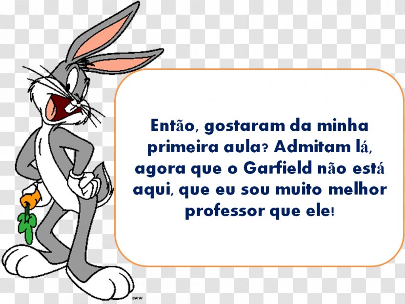 Bugs Bunny Looney Tunes Cartoon Rabbit - Text Transparent PNG