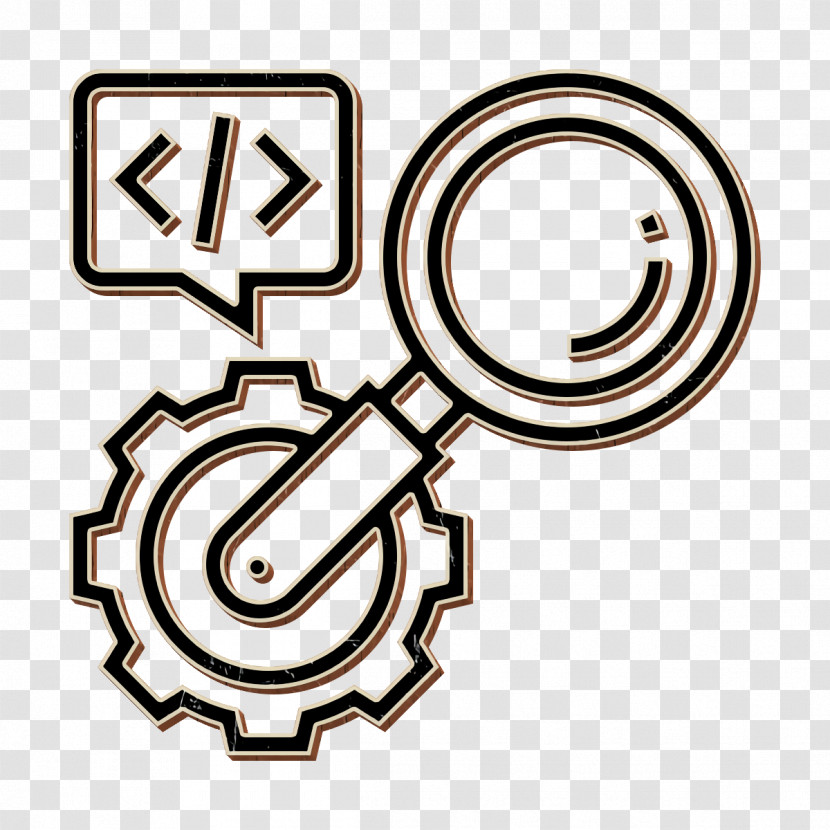 Search Icon Code Icon Programming Icon Transparent PNG