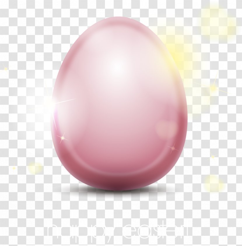 Illustration - Cartoon - Vector Shiny Easter Eggs Transparent PNG